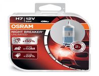 Osram Night Breaker Unlimited 110% xenon bulbs - H1 twin pack
